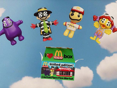 Cactus Plant Flea Market X Mcdonald's Toys Set Of Four