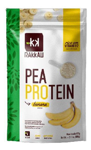 Kit 2x: Pea Protein Banana Vegana Rakkau 600g