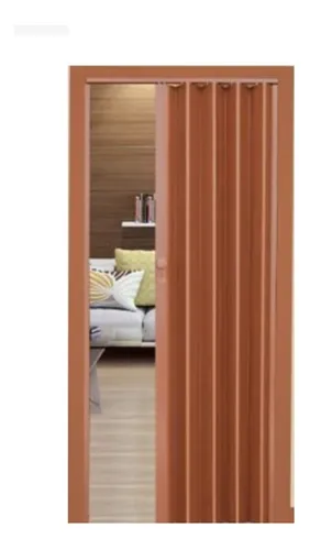 Puerta Plegable Laminada Pvc Milano Valentini 90x240 Cm