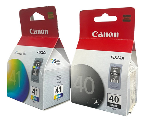 Cartucho de 2 páginas 40 Cl41 para Canon Ip1200 Ip1800 Mp160 P450