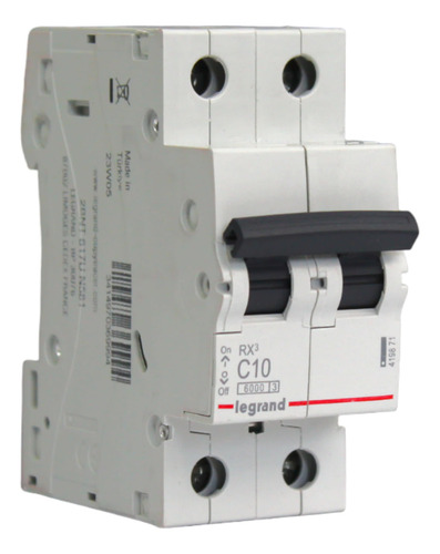Automatico Rx3 1p+n 10a 6ka Curva C 230v Legrand Ref 419849
