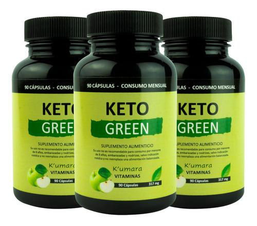 Bloqueador De Carbohidratos Keto Green Pack X3
