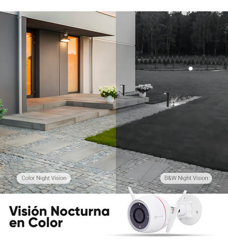 Ezvis Kit Camara Tipo Bala Cs-c3tn3-mp + Memoriasd De 256gb