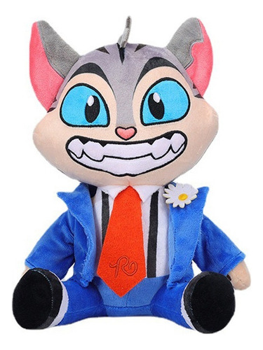 A Lackadaisy Rocky Wolf Muñeca Peluche Juguete Regalo 25cm