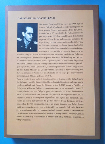 El Asesinato De Carlos Delgado Chalbaud (muy Buenas Cdcnes) (Usado)