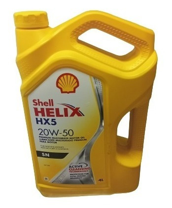  Aceite Shell 20w-50 Mineral 4lts 