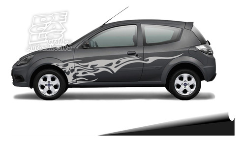 Calcomania Ford Ka Viral Sport Juego Laterales