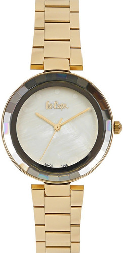 Reloj Lee Cooper Lc06731.120 Acero Para Mujer En Dorado