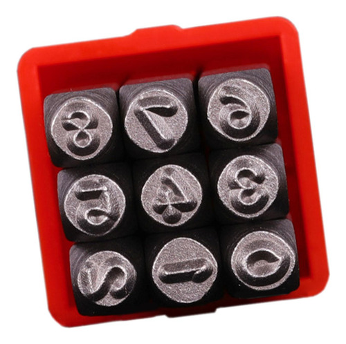 Joya De Sellos De Metal Making Punch Set Premium Número