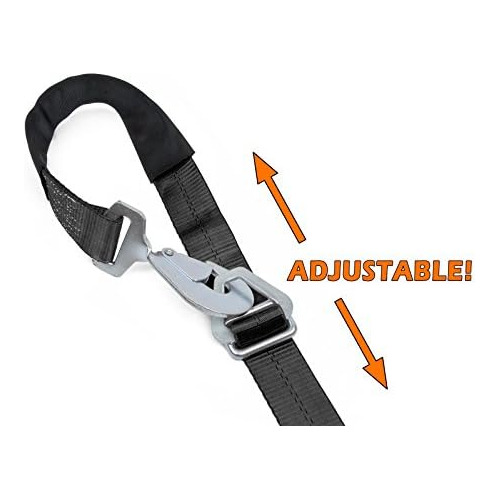 Correas De Amarre Trinquete De 2' X 8 Pies Eje De Autom...