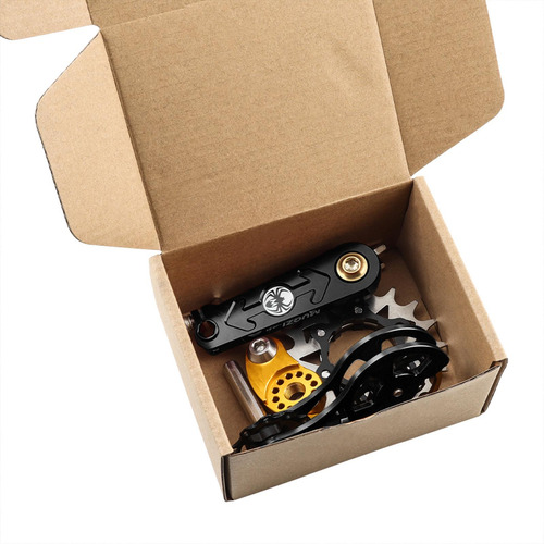 De Conversión Única Para Bicicleta Con Llave, Negro 16t