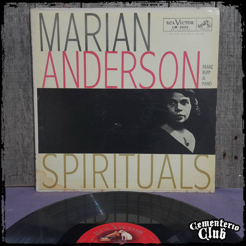 Marian Anderson - Spirituals - Ed Arg  Vinilo Lp