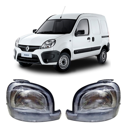 Juego Opticas Renault Kangoo 2006 Hasta 2007 G./ Cristal Lam