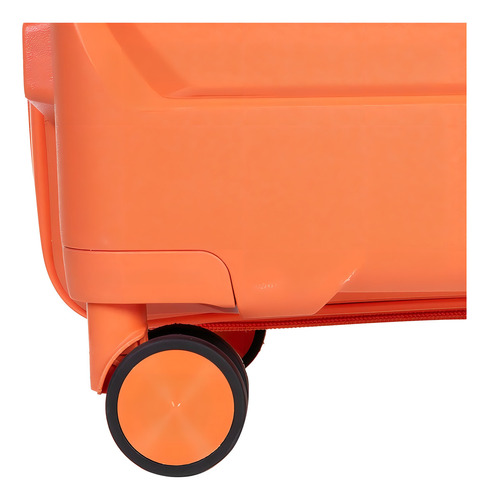 Mala De Viagem Grande Com Rodas 360° Pp Plus - Laranja