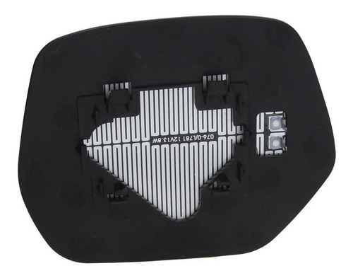 Imagen 2 de 5 de Vidrio Espejo Curvo Base Desemp Crv Derech Honda Cr-v 08/12