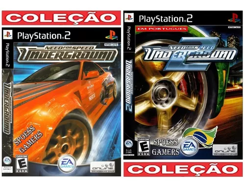 Need for Speed Underground 2 PT-BR DVD ISO PS2 em 2023