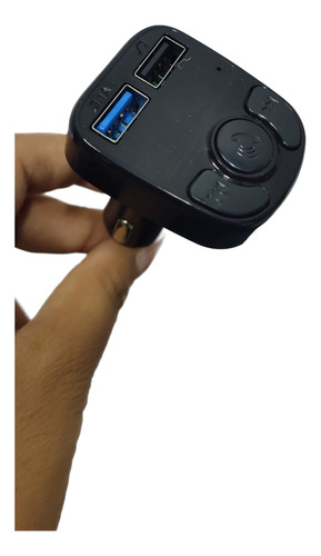 Transmisor Fm Mp3 Bluetooth Negro Wireless.