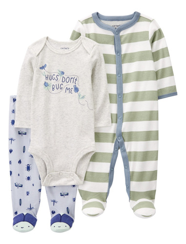 Pijama De 3 Piezas De Bebé 1p570310 | Carters ®