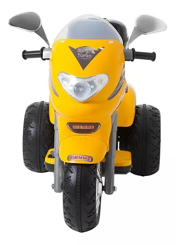 Moto Elétrica Infantil Mt Speed Amarela 6v Magic Toys