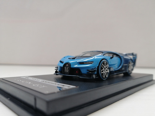 Mj Model Bugatti Vision Grand Turismo Escala 1:64 Azul Claro (Usado)