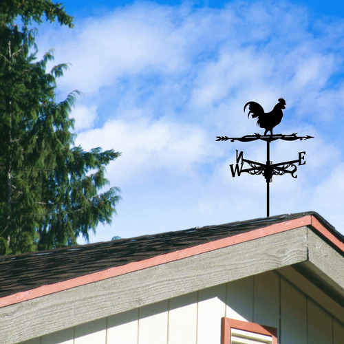 Montaje En Techo Weathervane Weather Vane Head Down Cock