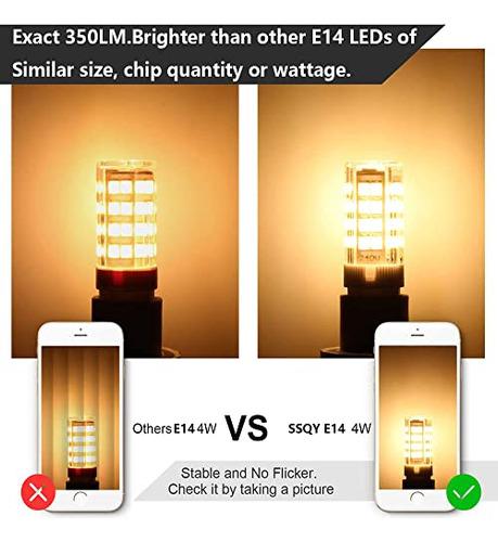E14 Led Light Bulb Dimmable, E14 European Screw Base Le...