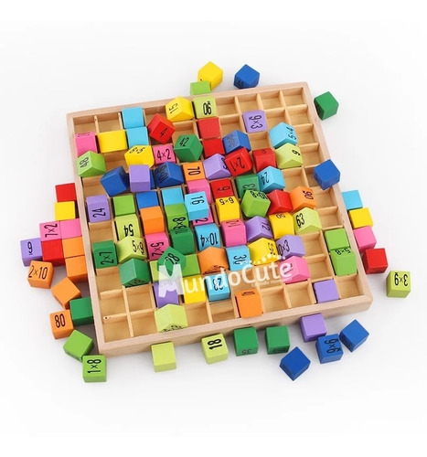 Imagen 2 de 5 de Juego Tablas De Multiplicar Matemáticas Fácil Niños Juguetes