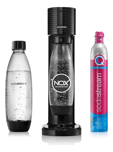 Sodastream Máquina Para Hacer Soda Gaia Black Negra Nox