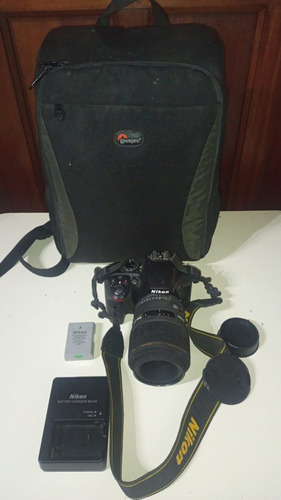 Cámara Nikon D3400+lente Sigma 105mm 1:2.8 Dg Macro Usada
