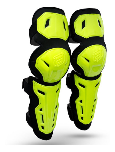 Joelheira Asw Image Strap Amarelo Fluor Cross Motocross