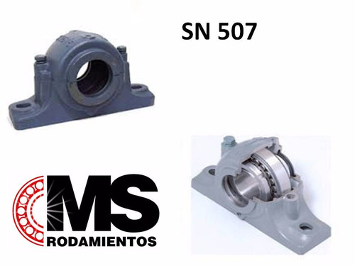 Soporte Bipartido Sn 507 Para Ruleman. Ms Rodamientos