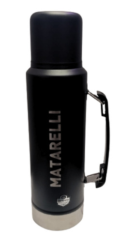 Termo Negro Acero Inox 1.3l Doble Capa Matarelli Neumóvil