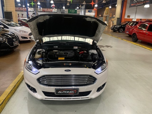 Imagem 12 de 14 de Ford Fusion Titanium Fwd Branco 2016