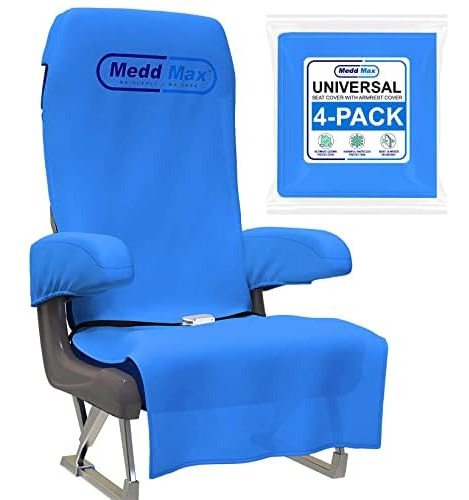 Medd Max Protective Airplane Seat Covers Disposable/reu...