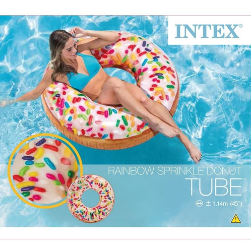 Inflable Dona De Fresa Alberca Salvavidas