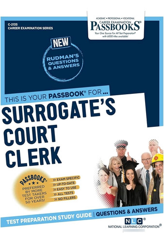 Libro: Surrogates Court Clerk (c-2135): Passbooks Study