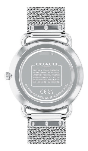 Reloj Coach Elliot Mujer 36 Mm Elegancia Moderno Ews