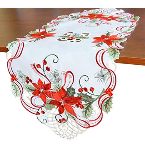 Granddeco Camino De Mesa Navideño Navideño 13  X34 , Calad