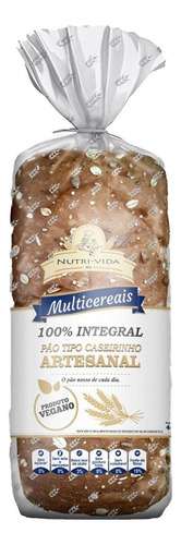 Pão Integral Vegano Multicereais Nutri-Vida 400g