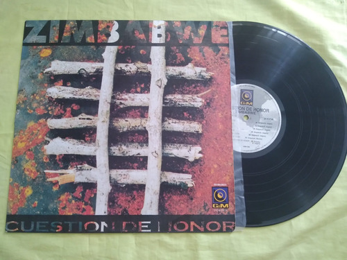 Zimbawe Cuestión De Honor Lp Vinyl Rare 1995 Rock En Español