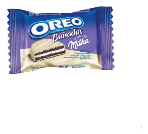 Galletitas Oreo Bañadas Chocolate Blanco