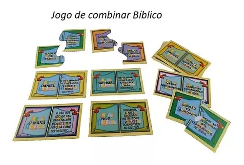 Brinquedo Infantil Jogo De Tabuleiro Cartas Dado Bíblico