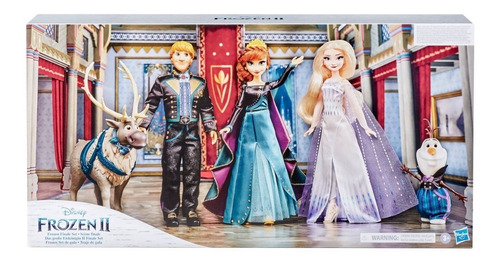 Disney Frozen Set Lujo 5 Muñecos Escena Final Hasbro Anna
