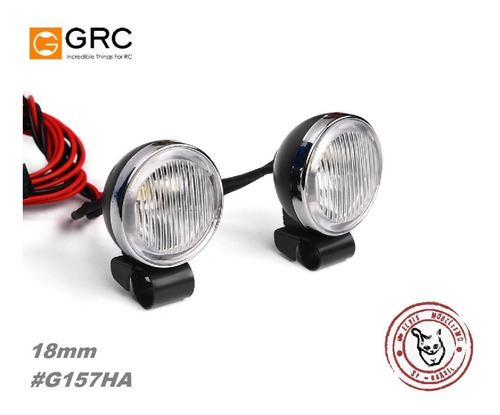 Farol Auxiliar Led Miniatura 18mm P/ Automodelismo Crawler