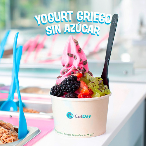Base Para Helado De Yogurt Griego Sin AzĂșcar Stevia - Colday