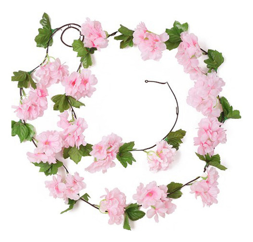 4pcs Flores Artificial De Cerezo Decorativas Para Boda Hogar
