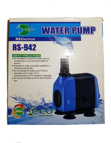 Bomba De Agua Motor Rs 942 1000 L/h Jardines Fuentes