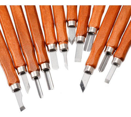 Juego De Herramientas Para Tallar Madera Diy 12 Unid/set