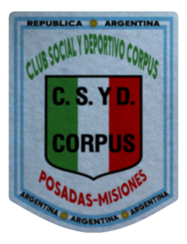 Parche Coleccion Club Corpus Posadas Misiones