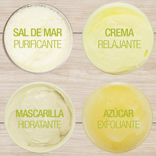 Exfoliante Corporal De Sal Limon + Lily Bcl Spa Vegano 128oz Fragancia Limon Lily